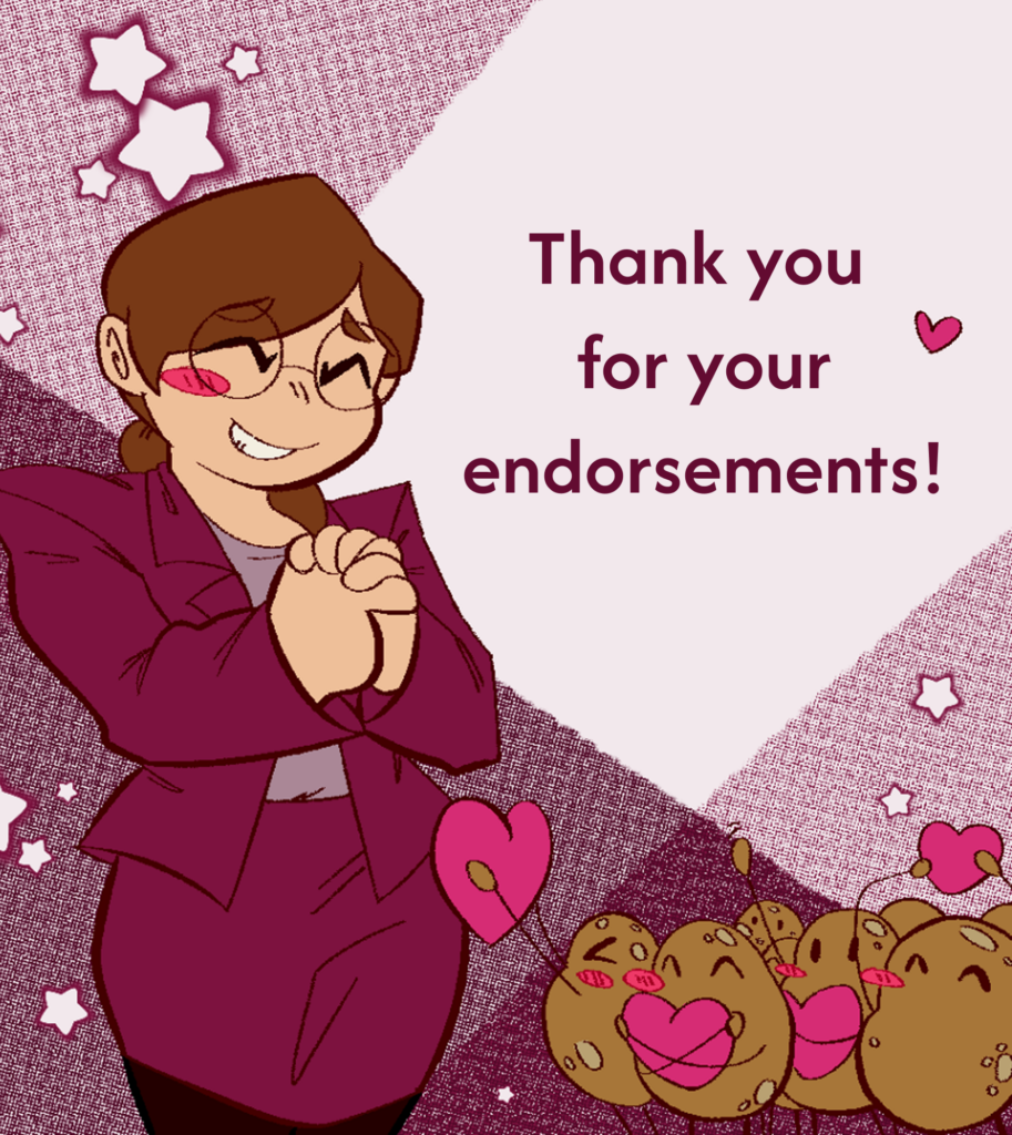 Endorsements graphic